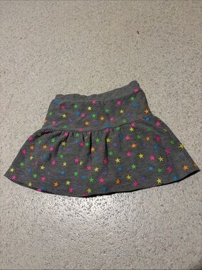 Chaser Gray Skort with Multicolor Star Print